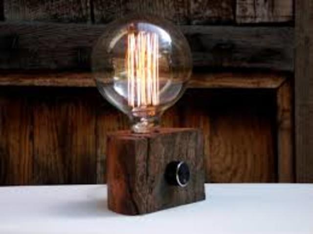 Lámpara de filamento de carbono