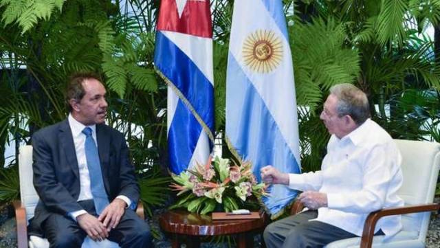 Almuerzo con Raúl Castro en La Habana