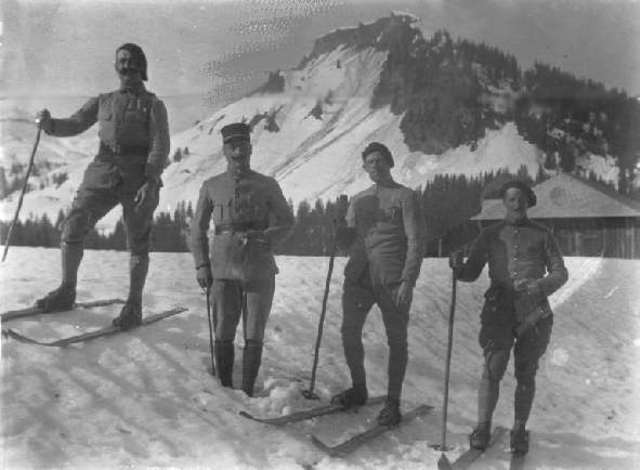 emisarios con esquís