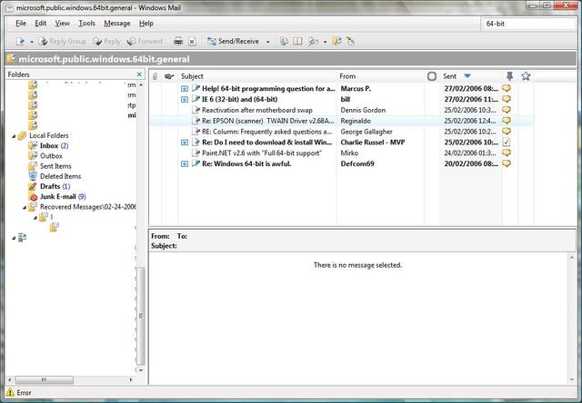 Se lanza Microsoft Mail,