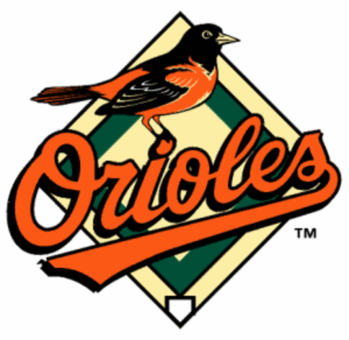 My first professional team - the Baltimore Orioles