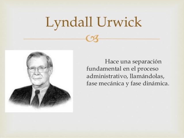 LYndall Urwick