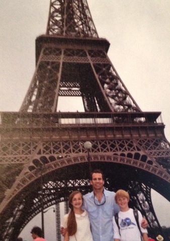 My family and I went to Paris