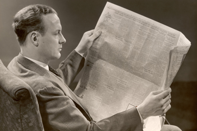 Do newspapers now gie the news?