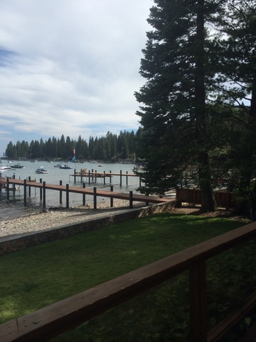 I went to the lakehouse with my best friends.