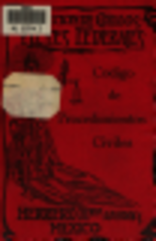 CODIGO DE PROCEDIMIENTOS CIVILES