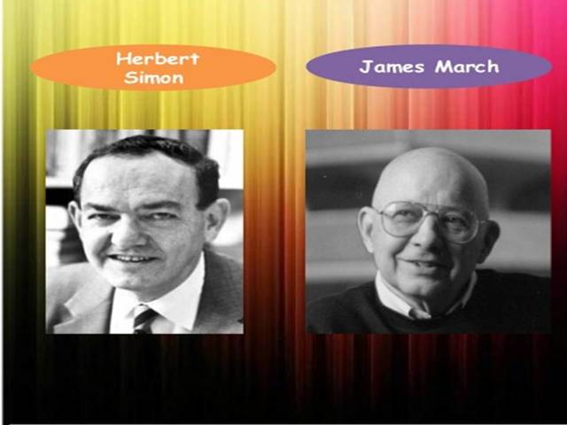 James March y Herbert Simon