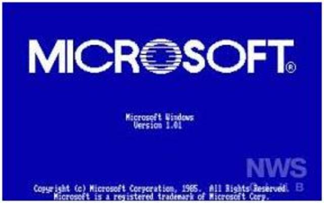PRIMERA VERSION DE WINDOWS MICROSOFT