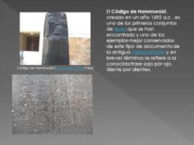 2.000 A.C Hammurabi