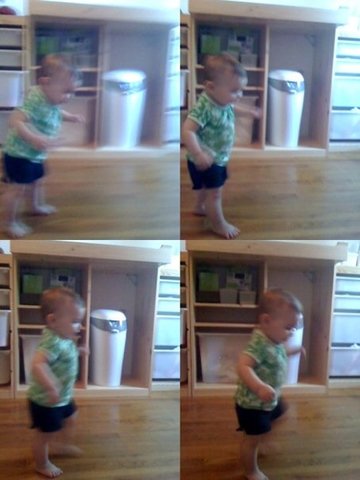 Sophia learns takes first unassisted steps