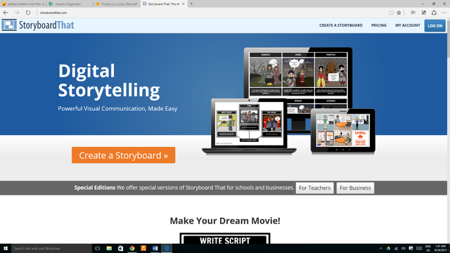 Review the Story boards in class