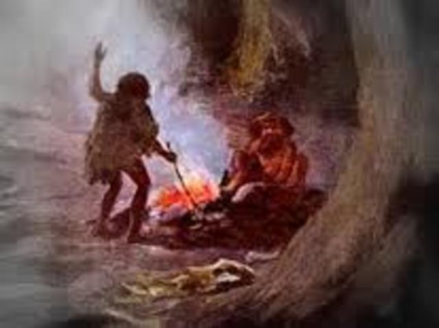 Fire being used for cooking appeared 250k years ago