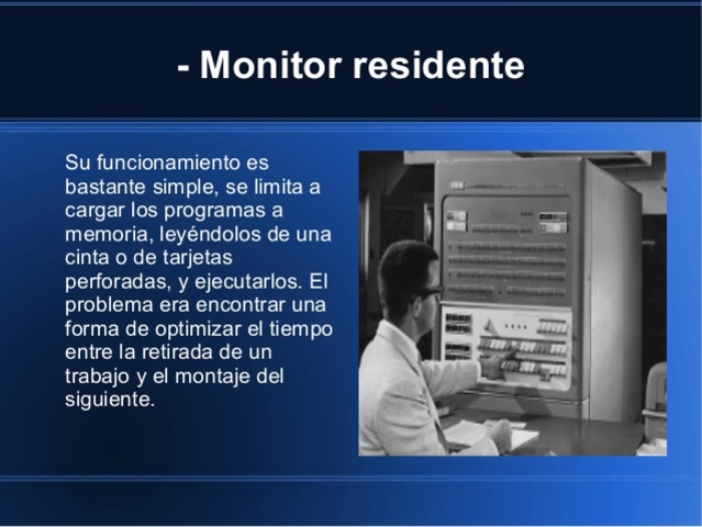 monitor residente