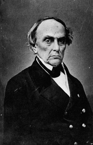 Senator Daniel Webster dies