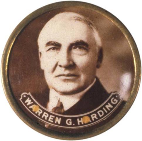 Warren Harding elected President
