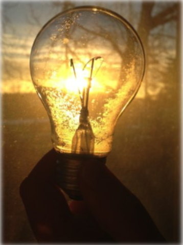 The invention of the electric light