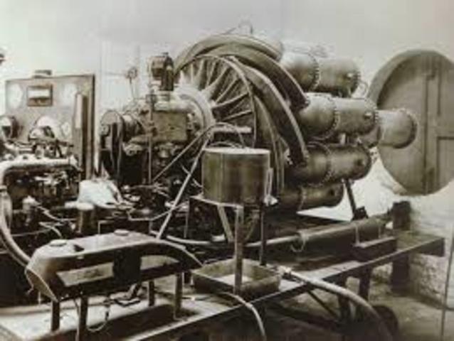 Began construction of first engine