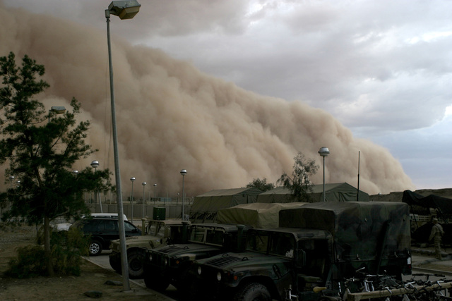Sandstorm in Egypt