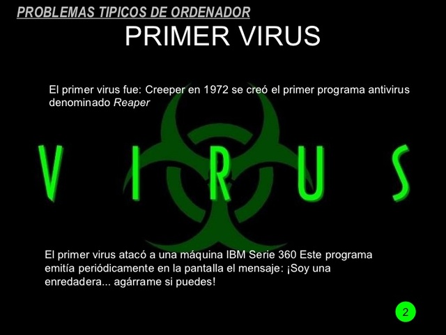 el primer virus de internet +