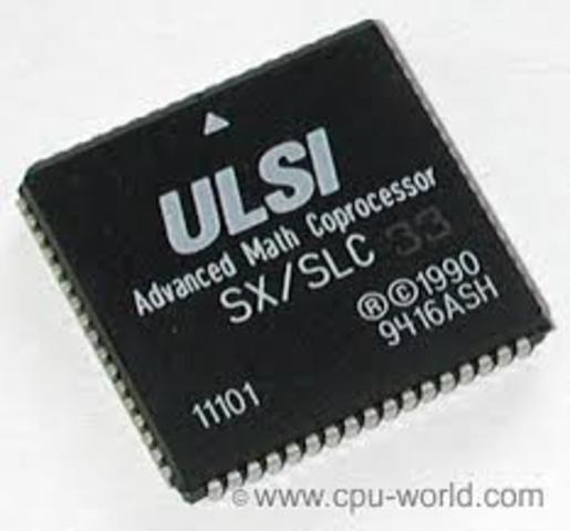 Tecnología VSLI es sustituida por ULSI 1992 (Quinta Generación)