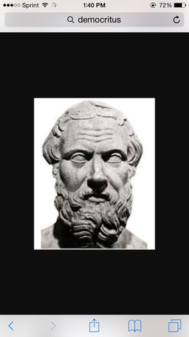 Democritus  (460-370 B.C)