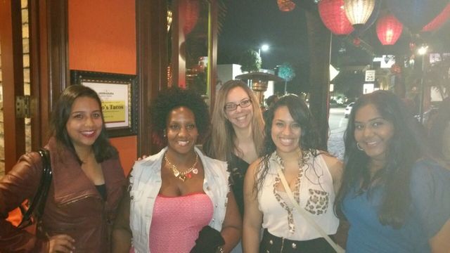 Rocko's Tacos with the girls