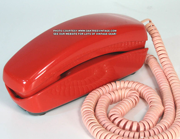 Old Wall Phone with a cord