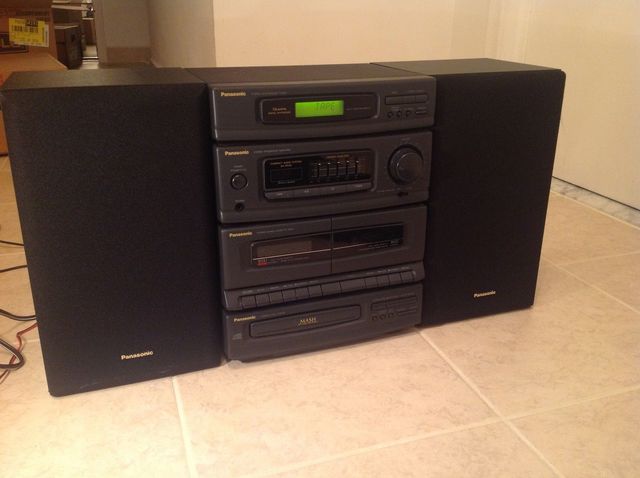 Stereo with Cassette Player