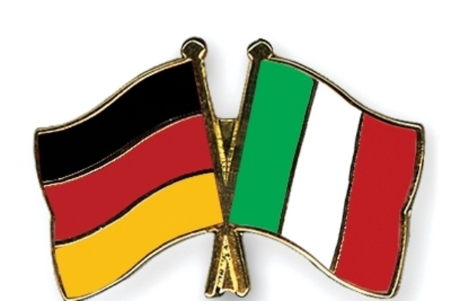 Italy declared war on Germany and Austria