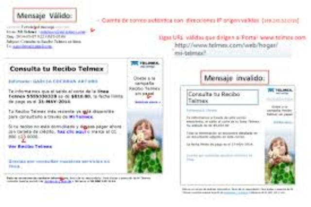 Comienza a circular un email falso