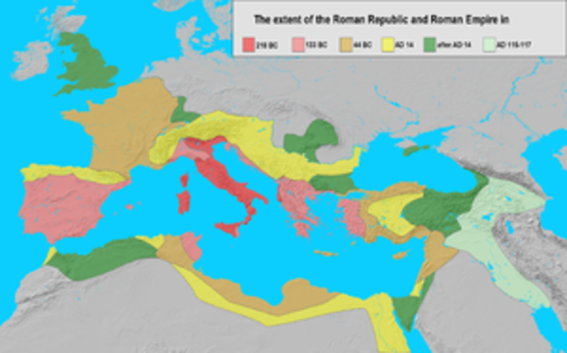 Ubicación geográfica de Roma