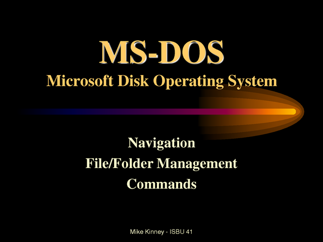 IBM y MS- DOS (MicroSoft Disk Operating System).