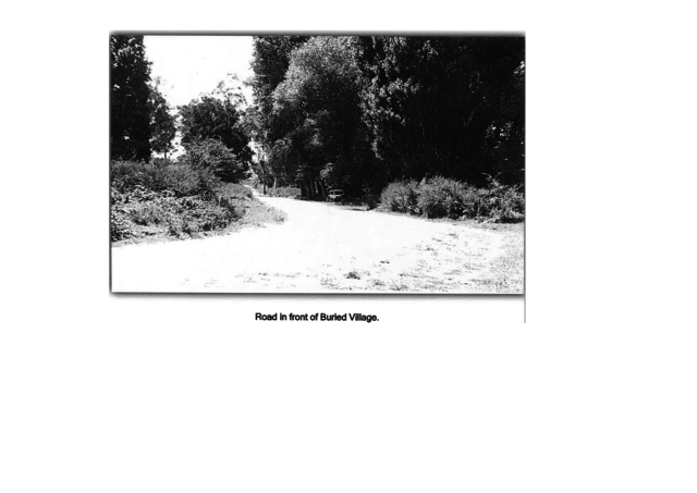 road to buried village