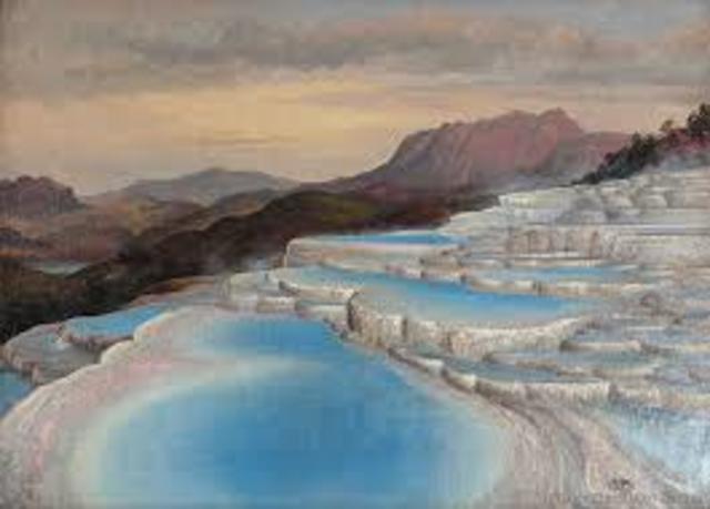 Pink and white Terraces