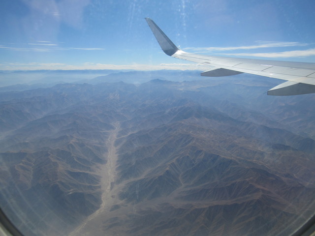 On a plane at Lima,Peru