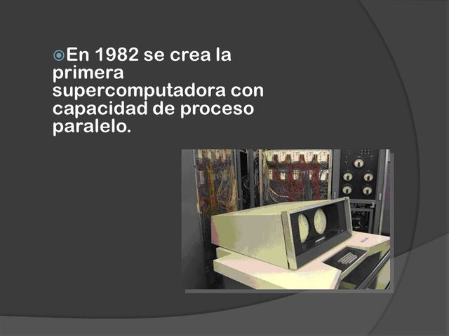 La primera super computadora