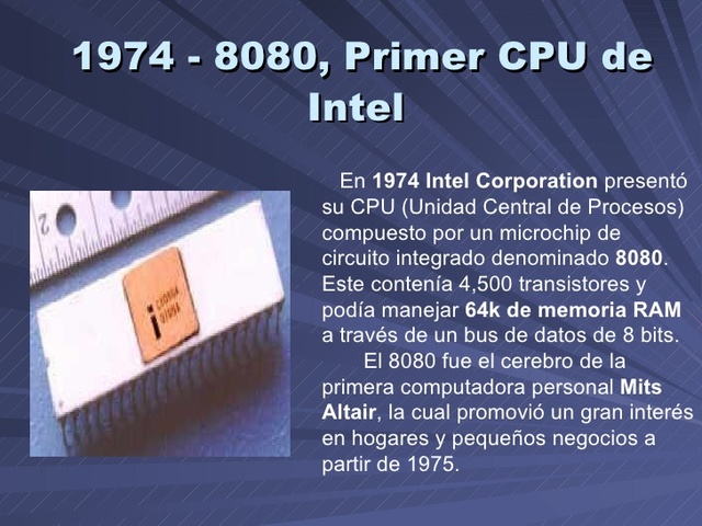 El primer CPU