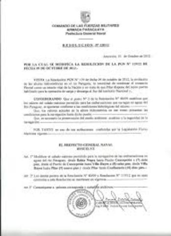 RESOLUCION 2007/C68/01