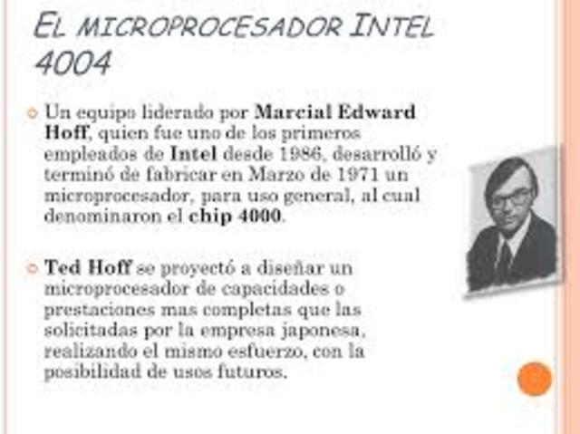 Se desarrollo el microprosesador