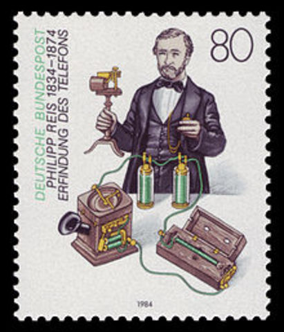 Johann Philipp Reis first person to produce a working electromagnetic device