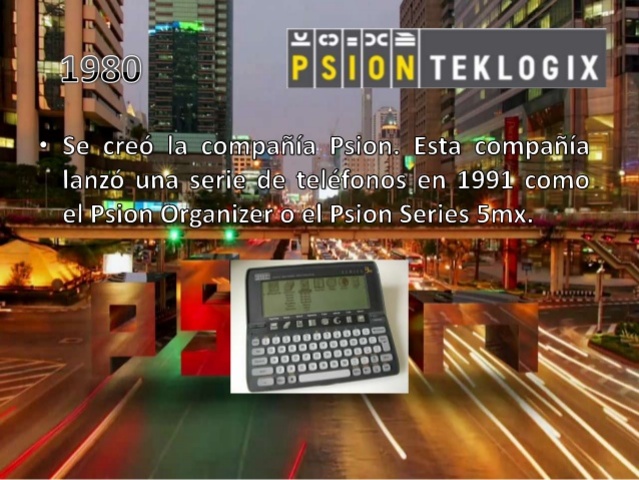 Se crea la compañia Psion