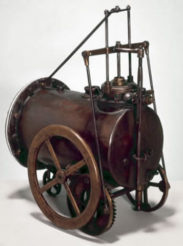 Richard Trevithick bets engine can pull 10 tons 10 miles