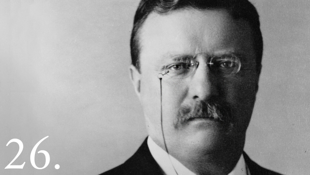 Teddy Roosevelt becomes 26th President