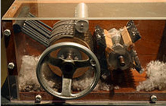 The invention of the cotton gin