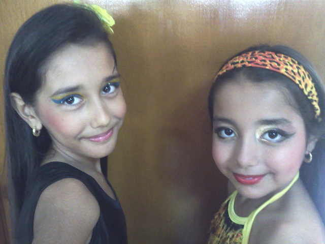 En mi presentacion de baile