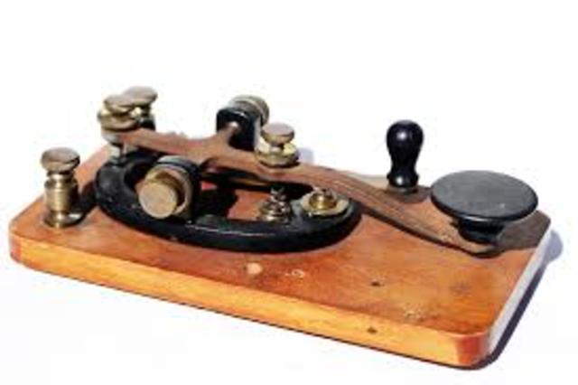 The invention of the telegraph