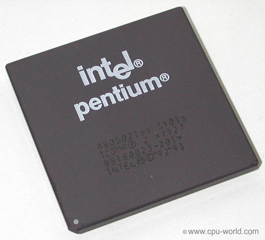 Quinta Generacion Lanzamiento Intel pentium