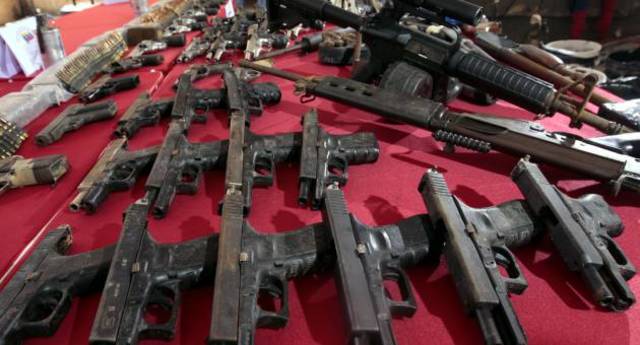 ARSENAL en La Planta: 87 armas de fuego y más de 64 mil municiones,10 granadas