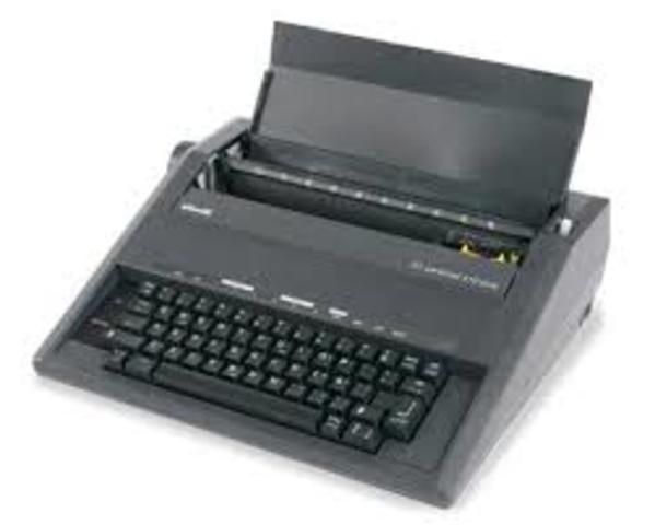 Inclusion de la Maquina de Escribir Electric