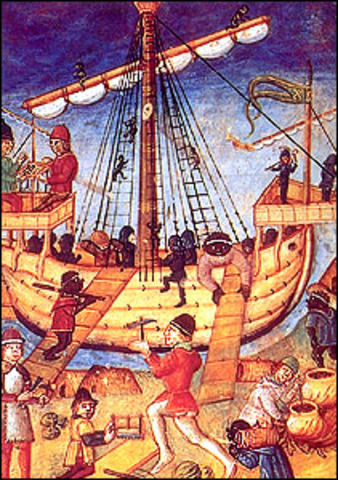 El comercio y el nacimiento de la burguesia; Europa I